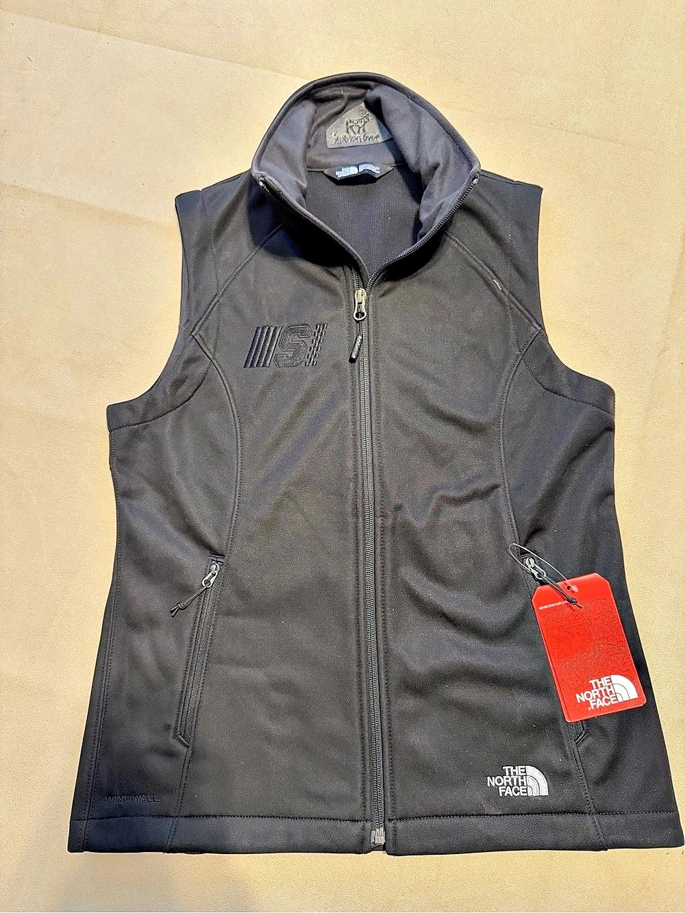 The North Face Ridgewall Soft Shell Vest Black Small NWT